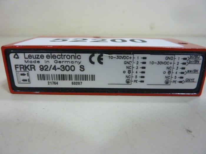 Used LEUZE Scanner Module FRKR 92/4-300 S #52200