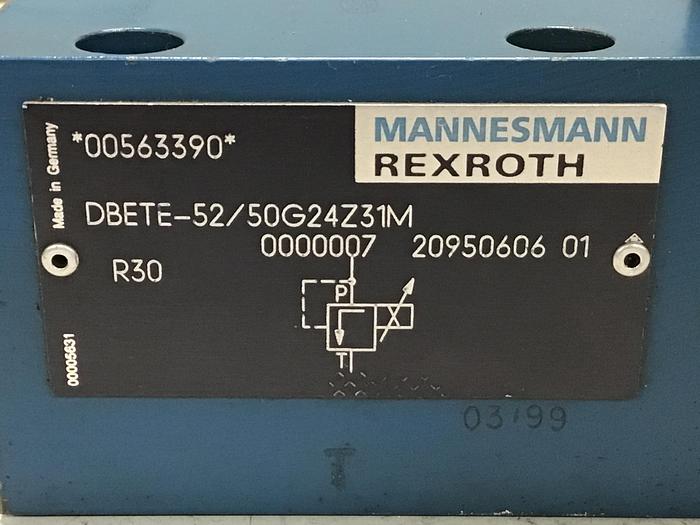 Used REXROTH DBETE-52/50G24Z31M Valve Used #140404