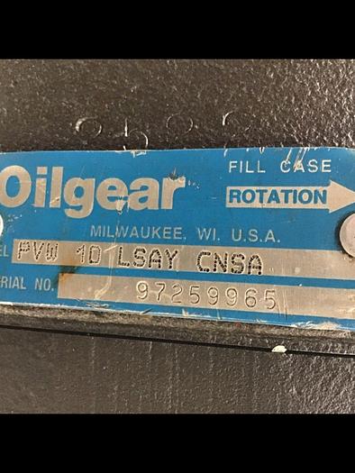 Used OILGEAR Pump PVW 10 LSAY CNSA #132059