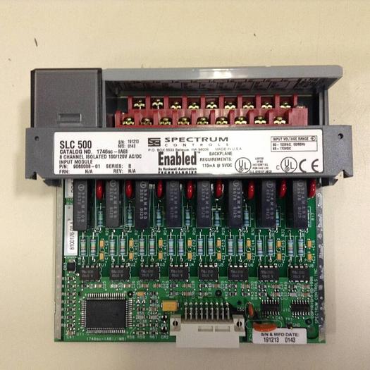 Used SPECTRUM CONTROLS SLC 500 Input Module 1746SC-IA8I SER B #68504