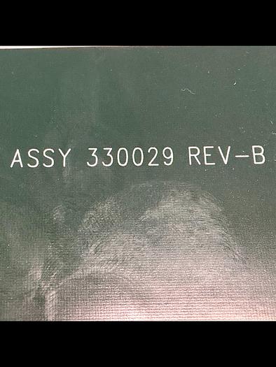 Used VAN DORN ASSY 330029 REV-B