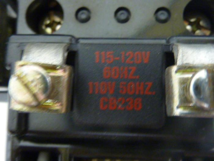 Used ALLEN BRADLEY Starter Size 1 509-BOD SER B W52 #50053
