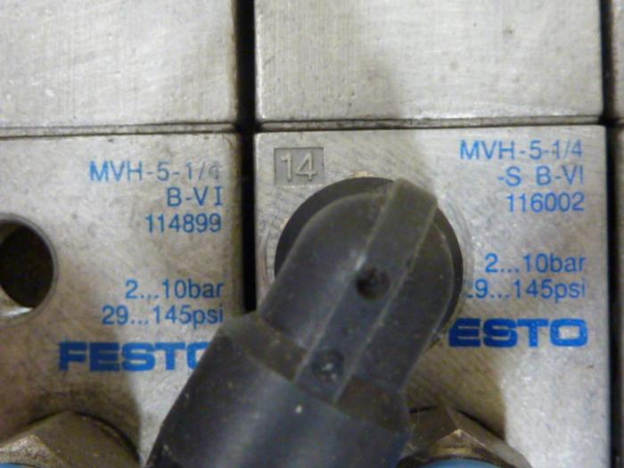 Used FESTO Control Block / Valve Terminal IFB8-02 #52826