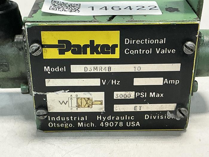 Used PARKER D3MR4B 10