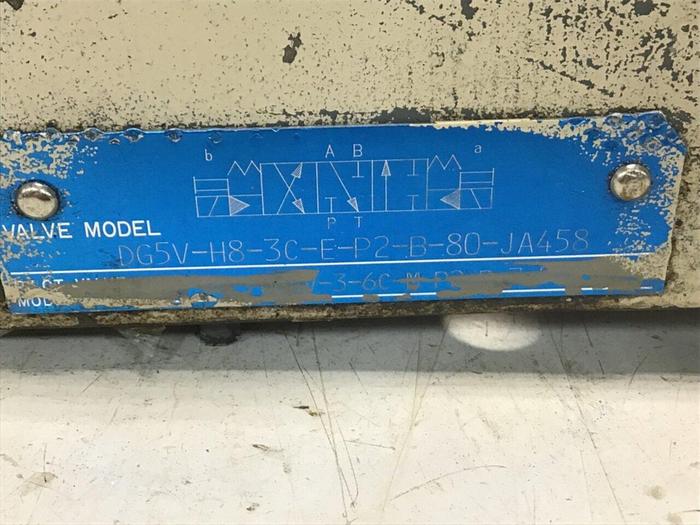 Used TOKIMEC Valve DG5VH83CEP2B80JA458 #138094