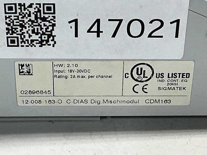 Used SIGMATEK CDM 163