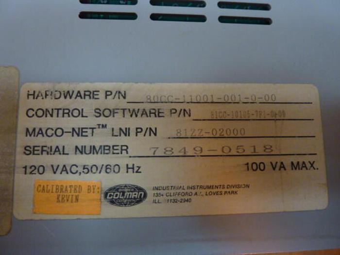 Used BARBER COLMAN Sequence Module MACO 8000 80CC-11001-001-0-00 Used