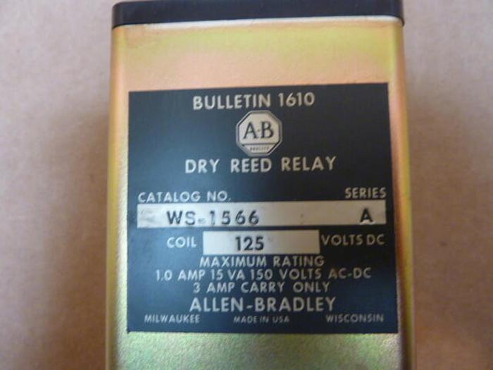 Used ALLEN BRADLEY Dry Reed Relay WS-1566 SER A #27727
