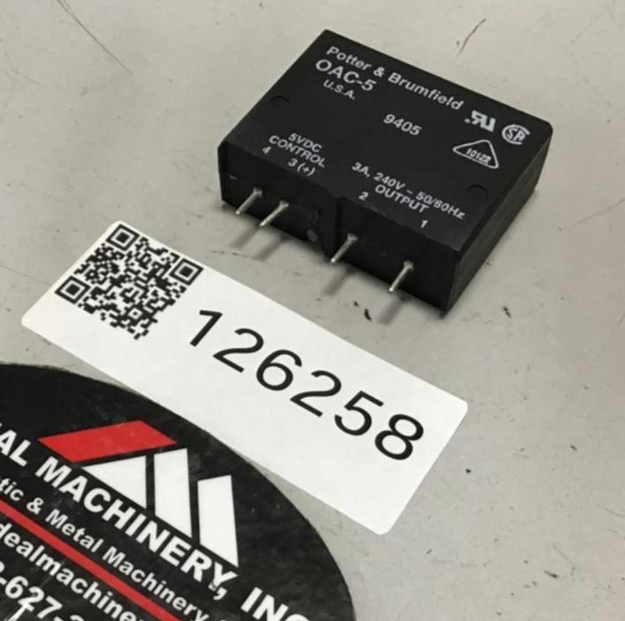 Used POTTER & BRUMFIELD AC Output Module OAC-5 USED