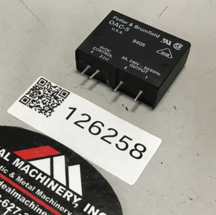 Used POTTER & BRUMFIELD AC Output Module OAC-5 USED