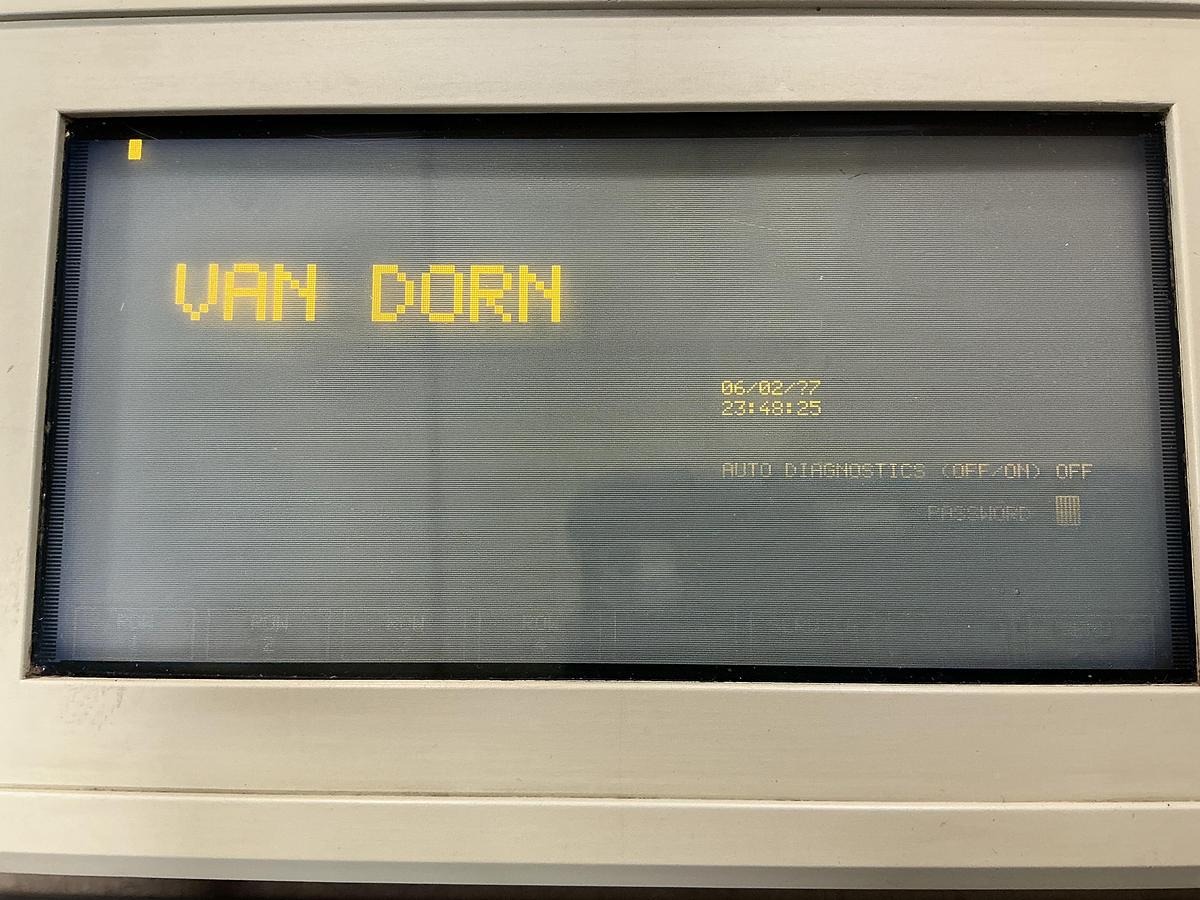 Used VAN DORN OP 398K Pathfinder Operator Control 6ES5398-0KB12 USED #151652