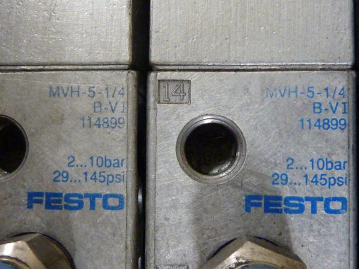 Used FESTO Control Block / Valve Terminal IFB8-02 #52828