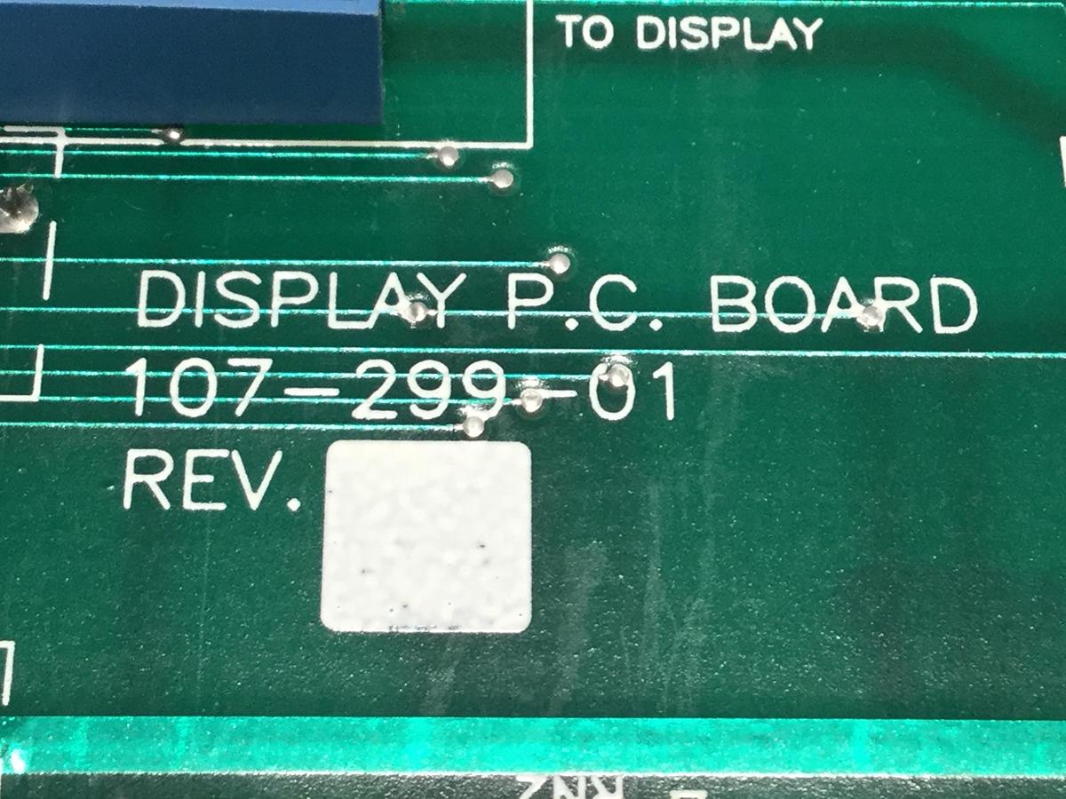 Used CONAIR Display Circuit Board 107-299-01 Used 
