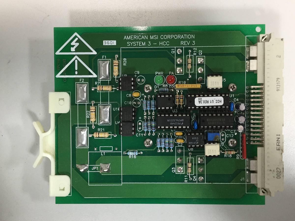 Used AMERICAN MSI Control Board C3201.010.045 Used 