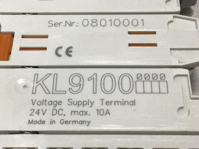 Used BECKHOFF Power Supply Terminal KL9100 #125226