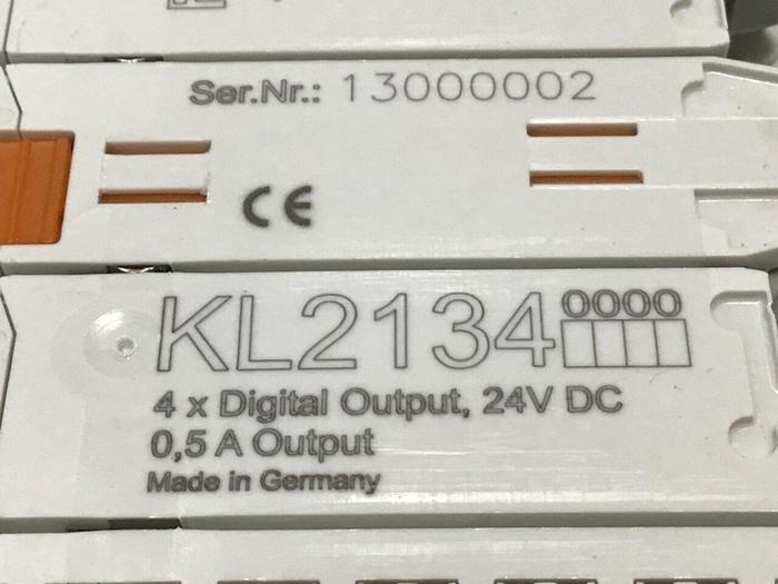 Used BECKHOFF Output Module KL2134 #125246