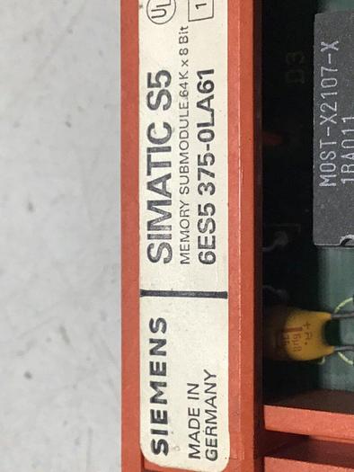 Used SIEMENS Memory Submodule 6ES5 375-0LA61 #112222