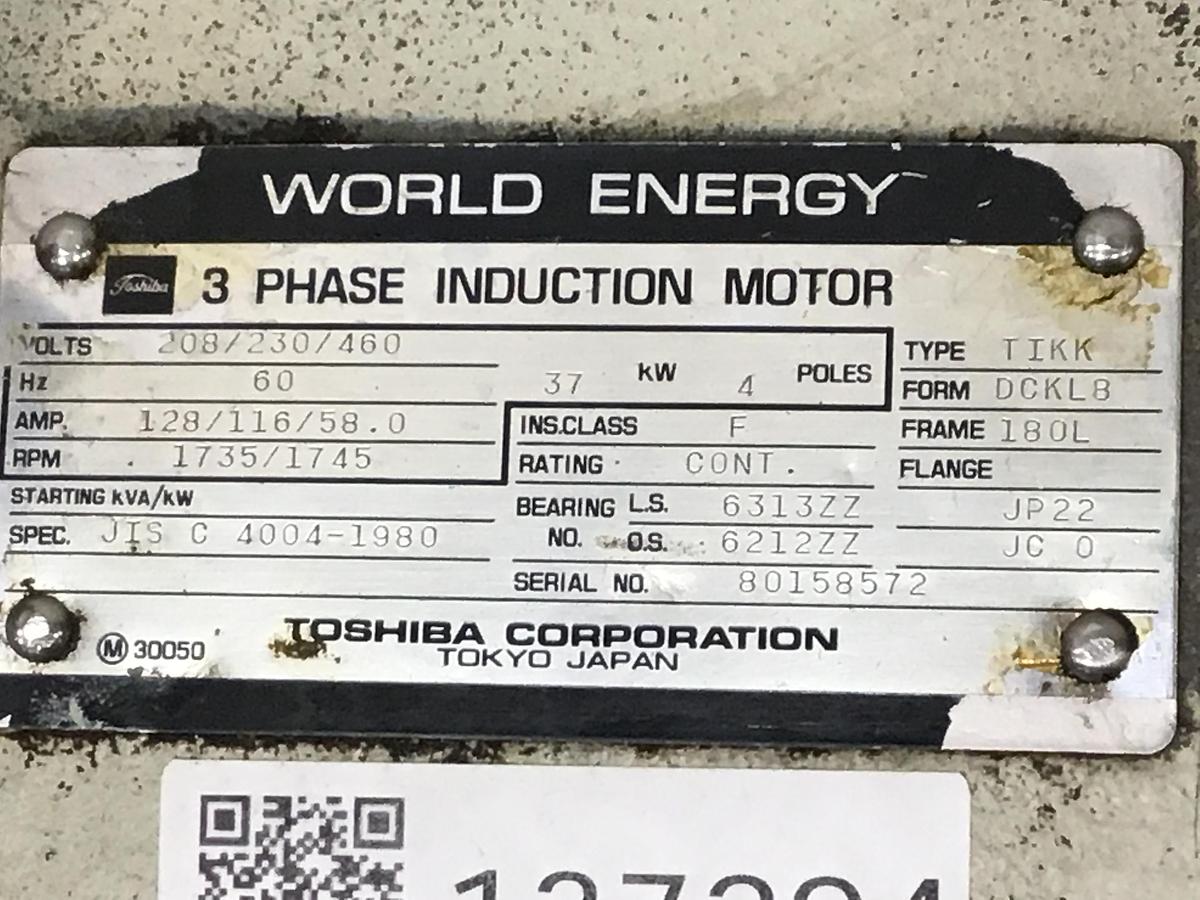 Used TOSHIBA JIS C 4004 50 HP