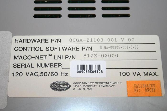 Used BARBER COLMAN Heat/Cool Module 80GA-21103-001-V-00 Used