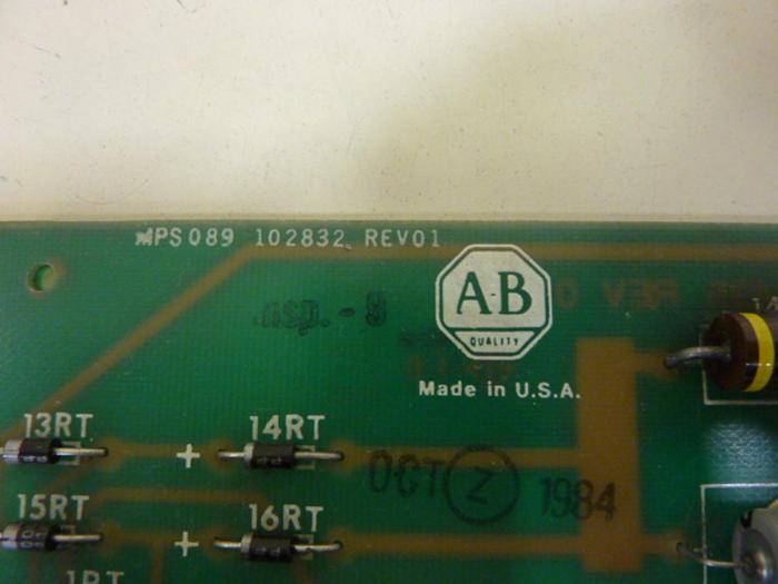 Used ALLEN BRADLEY Circuit Board 102832 #67386