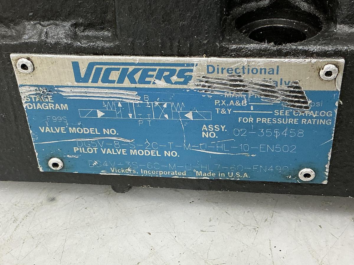 Used VICKERS DG5V-8-S-2C-T-M-U-HL-10-EN502
