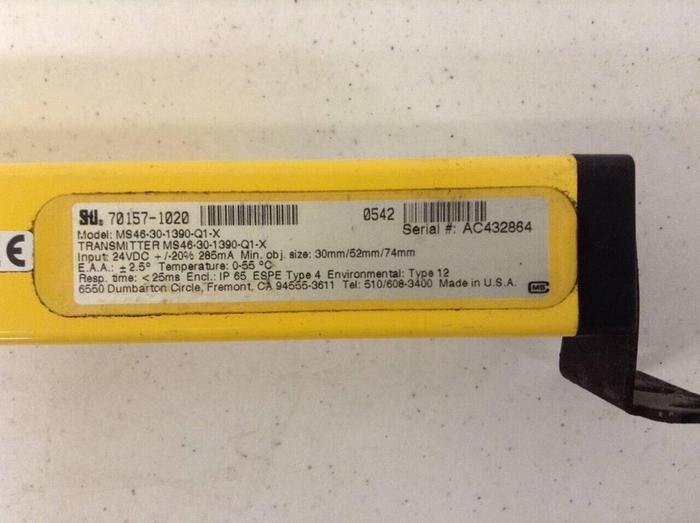 Used STI Light Curtain Transmitter MS46-30-1390-Q1-X USED