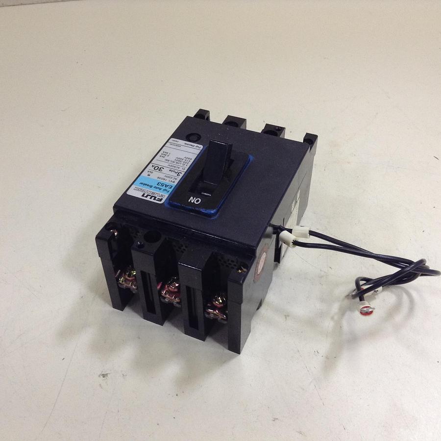 Used FUJI ELECTRIC 30 Amp Circuit Breaker EA53-30 Used