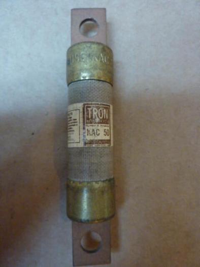 Used BUSSMANN 50 Amp Fuse KAC-50 #27461