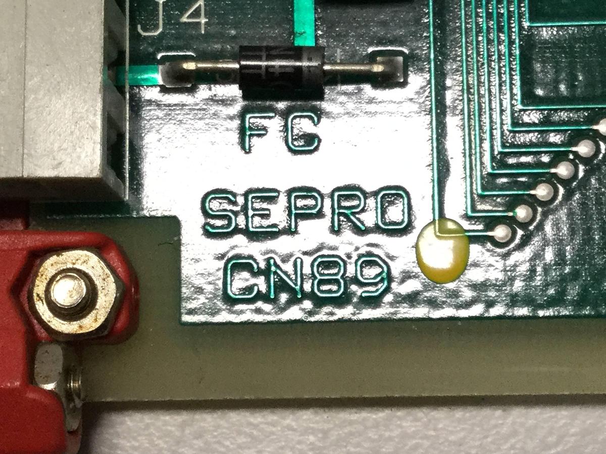 Used SEPRO ROBOTIQUE CN89 Control Board 07S0095104/A USED