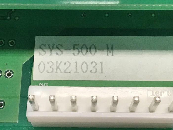 Used SYSCO Control Panel SYS-500 #125128