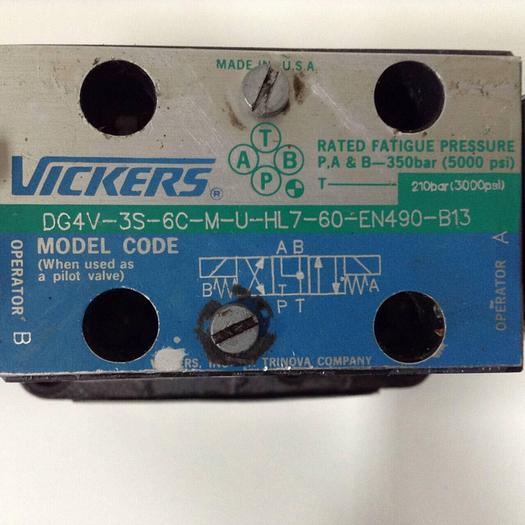Used VICKERS Valve DG5S4-0431C-E-T-M-U-HL7-B13-60-EN502 #89954