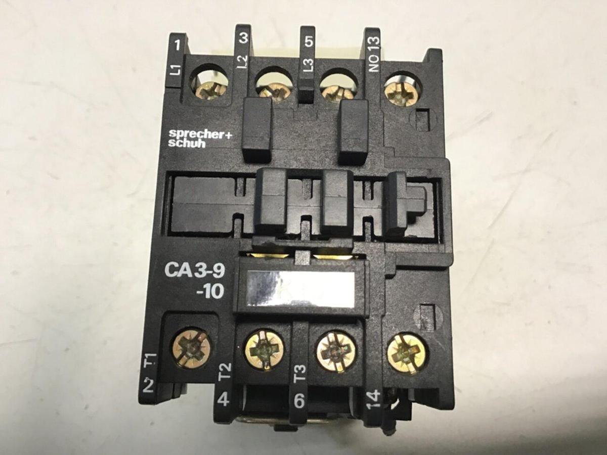 Used SPRECHER & SCHUH Contactor CA3-9-10 USED