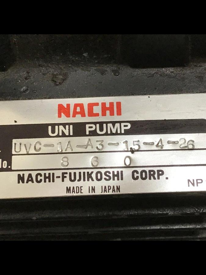 Used NACHI 2 HP Induction Motor LTIS-NR #122295