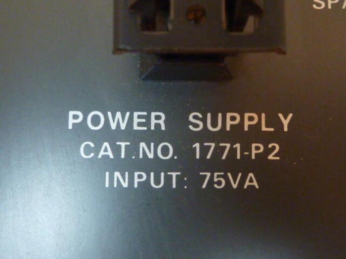 Used ALLEN BRADLEY Power Supply 1771-P2 SER B #32635