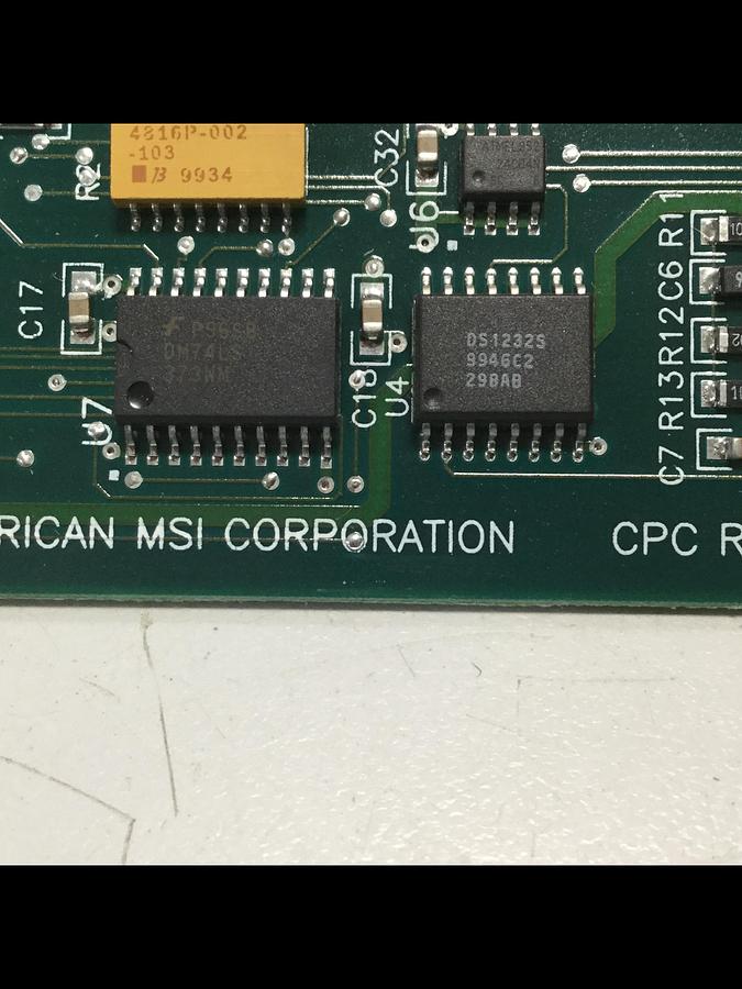 Used AMERICAN MSI Circuit Board C3201.010.022A Used