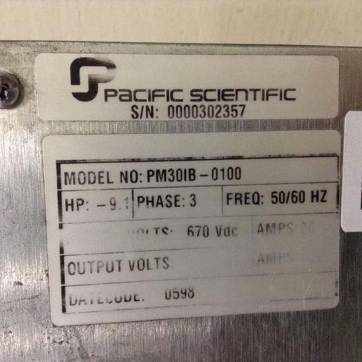 Used PACIFIC SCIENTIFIC Power Supply PM30IB-0100 Used