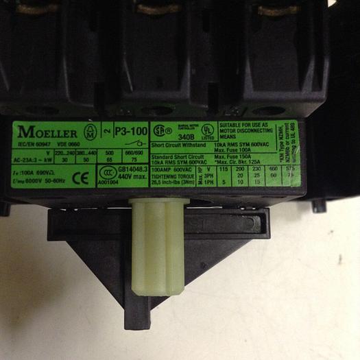 Used MOELLER Switch P3-100 #86345