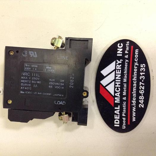 Used IDEC Circuit Protector NRC111L/7A #75667