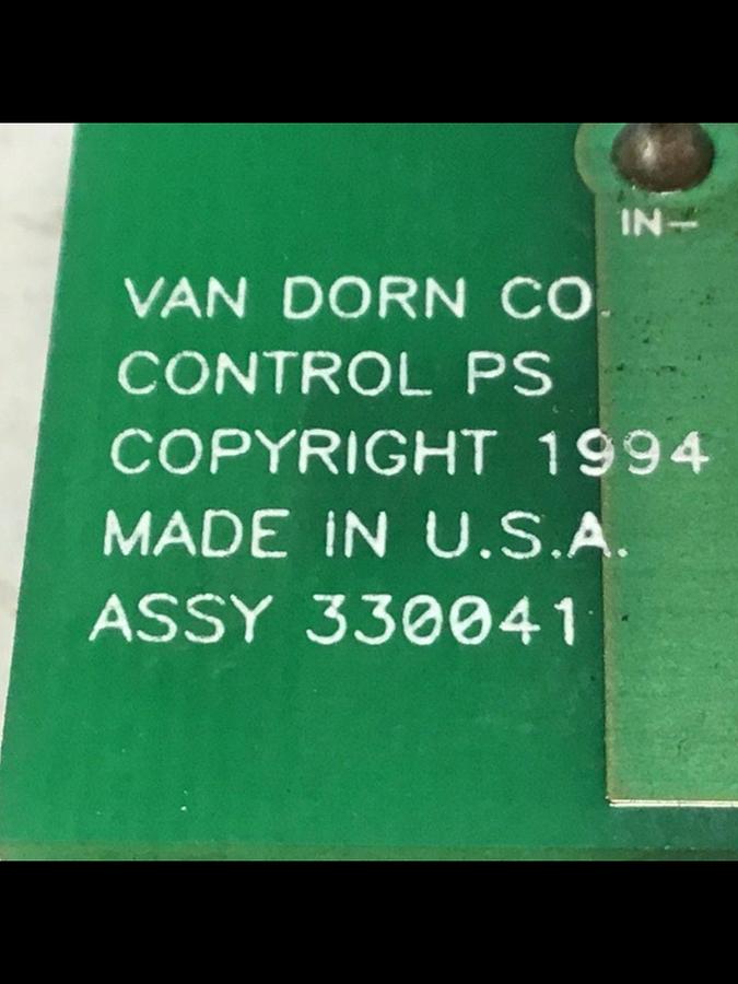 Used VAN DORN Circuit Board 330041 PC330-041 Used