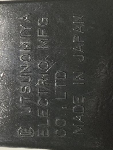 Used UTSUNOMIYA ELECTRIC MFG CO LTD Fuse Block FHJ1-3 #105476