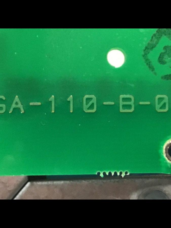 Used GAMMAFLUX Hot Runner Output Board GA-110-B-00 USED