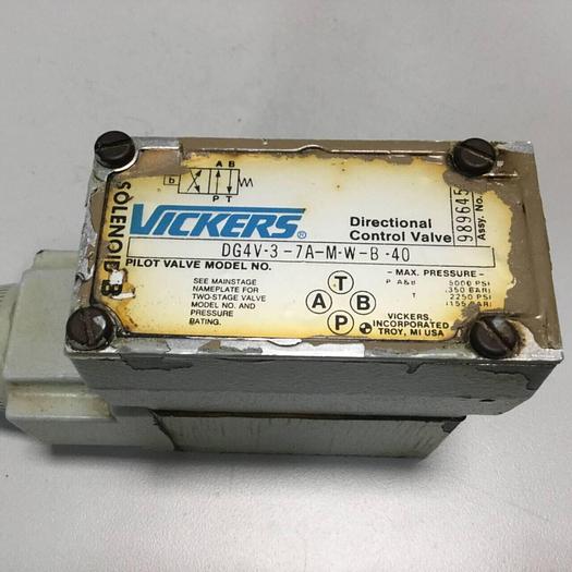 Used VICKERS Directional Control Valve DG4V37AMWB40 #97681