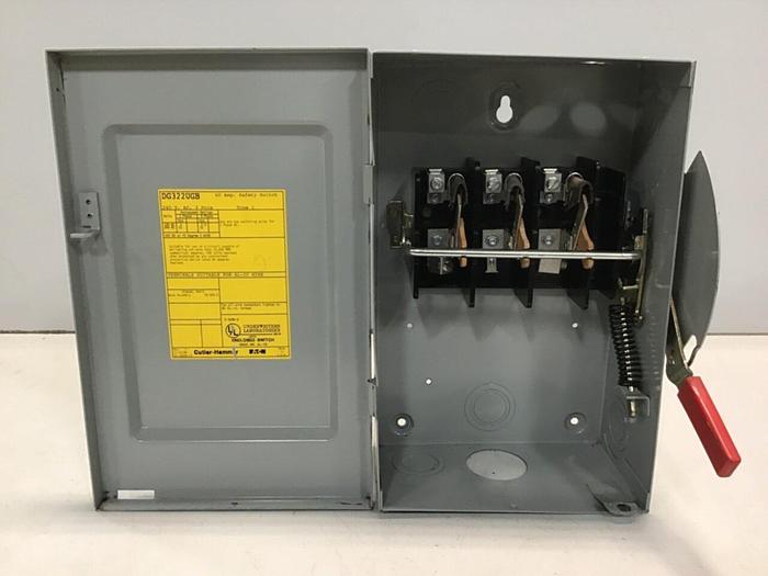 Used CUTLER HAMMER Safety Switch DG322UGB #130008