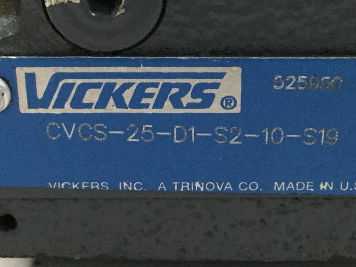 Used VICKERS Valve CVCS25D1S210S19 #110536