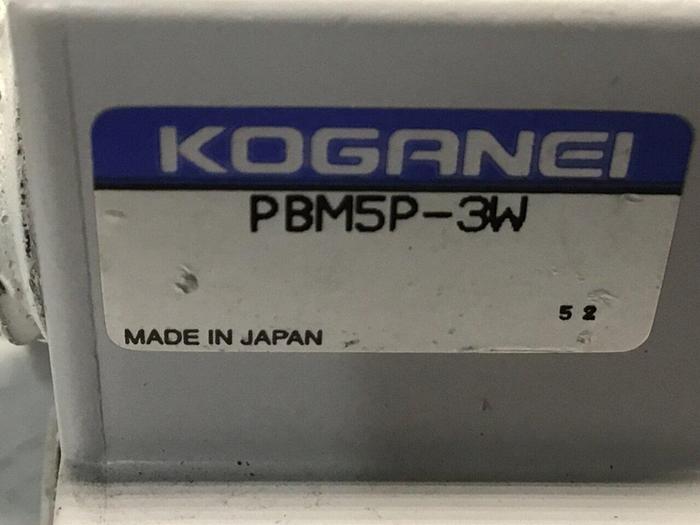 Used KOGANEI Manifold w/ Valves PBM5P-3W #121000
