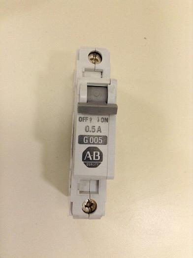 Used ALLEN BRADLEY 0.5 Amps Circuit Breaker 1492-CB1/G005 SER B #79616