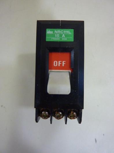 Used IDEC Circuit Protector NRC111L/15A #64269