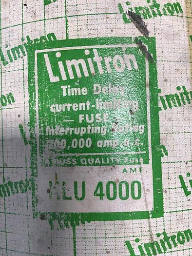 Used LIMITRON Fuse KLU 4000 #139943