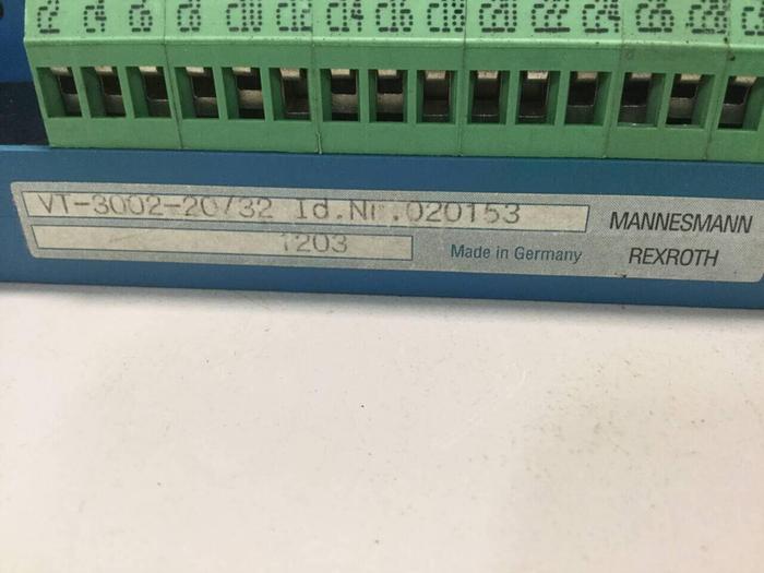 Used MANNESMANN REXROTH Card Holder VT-3002-20/32 #100151