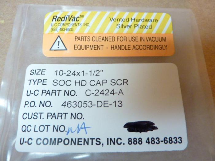 U-C COMPONENTS Socket Head Cap Screw C-2424-A #41309